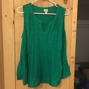 Bright Green Sleeveless Top